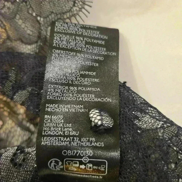 NWT Maeve Anthropologie Black Lace Floral Blouse Top Womens Size Small - Picture 13 of 13